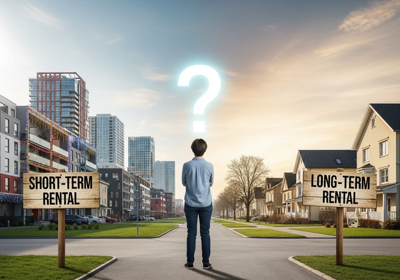 Short-term vs long-term rentals